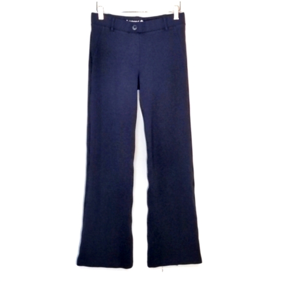 Betabrand Dress Pant Yoga Pants Ponte Boot Cut Classic Mid Navy Blue Size S - Picture 3 of 16